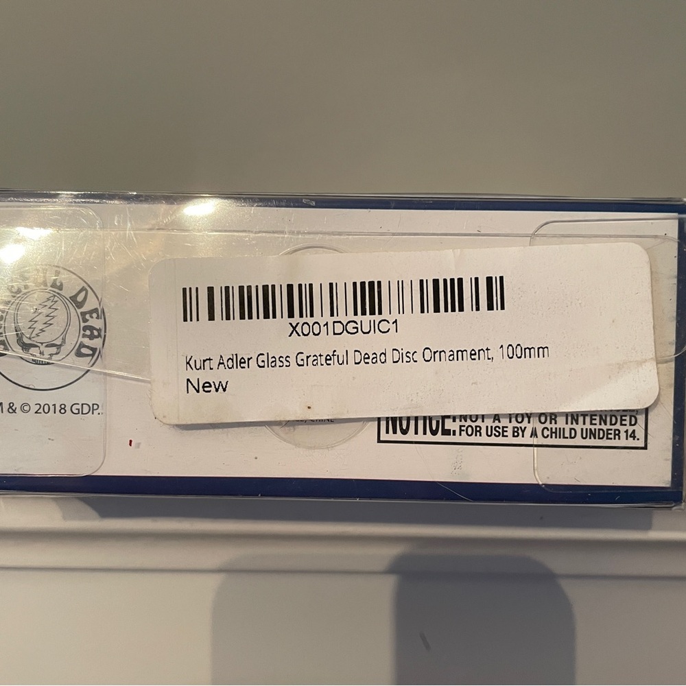 🎄Kurt Adler Grateful Dead™ Glass Disc
Ornament~ - Picture 6 of 6